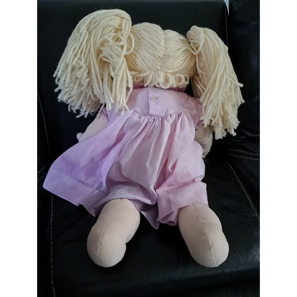 Rare Vintage Cabbage Style Handmade Doll‎ Louise Coker Signed 1984 Soft Girl